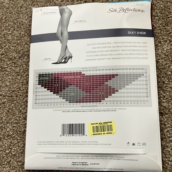 Size AB Barely There Control Top Sandalfoot Hosiery - Picture 2 of 3